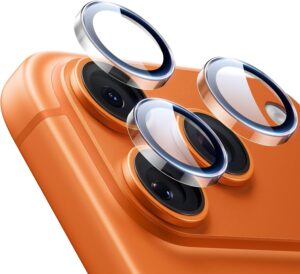 Mizi 3 Pack Camera Lens Protector Designed for iPhone 17 Pro Max | iPhone 17 Pro | iPhone 16 Pro Max | 16 Pro | iPhone 15 Pro Max | 15 Pro - Clear