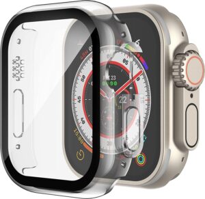 Mizi Apple Watch Ultra/Ultra 2 49mm Tempered Glass Case - Clear