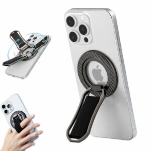 Mizi Magnetic Phone Holder 360° Rotating Stand 4-in-1 Grip Strap