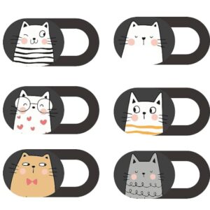 Mizi Cat Webcam Privacy Cover – 6 Pack