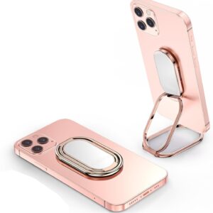 Mizi Foldable Phone Ring Grip Kickstand for Smartphones - Rose Gold