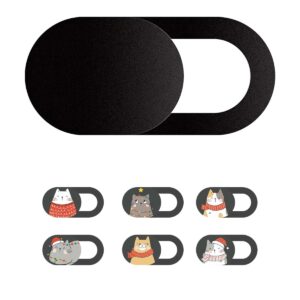 Mizi Cat Xmas Webcam Privacy Cover – 6 Pack