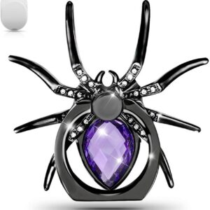 Mizi Spider Phone Ring Holder 360° Rotating Finger Grip Stand - Purple