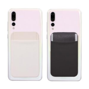 Mizi Stick-On Phone Card Holder - Grey/White