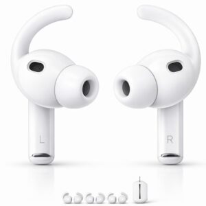 Mizi 3 Pairs Ear Hooks for AirPods Pro 3rd Generation (2025) – White