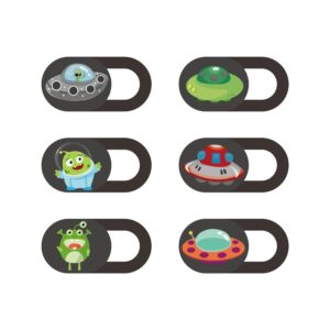 Mizi Alien Webcam Privacy Cover – 6 Pack