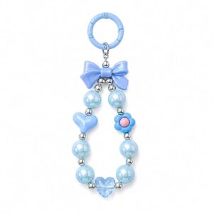 MIZI Beaded Phone Charm Wrist Strap with Tether Tab for iPhone Android