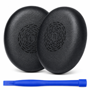 MIZI Replacement Ear Pads for Jabra Evolve2 65 Flex – Black