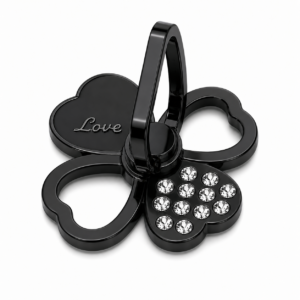 MIZI Clover Phone Ring Holder Stand - Black