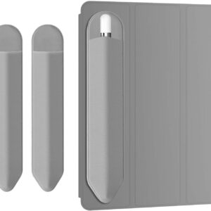 Mizi Apple Pencil Holder Sticker – Adhesive Stylus Sleeve - Grey