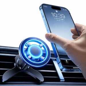 Mizi MagSafe Magnetic Car Air Vent Mount – 360° Rotation – Black