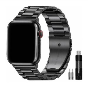 Mizi Stainless Steel Apple Watch Band – Black