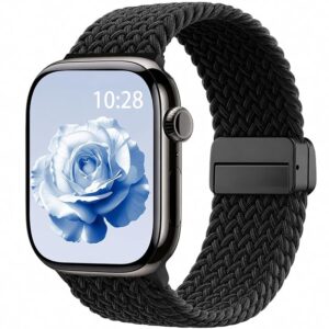 Mizi Braided Apple Watch Band – Black