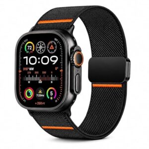 Mizi Stretchy Nylon Apple Watch Band – Black