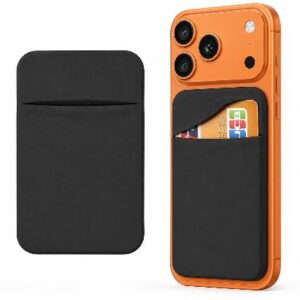 Mizi Ultra-Thin Stick-On Phone Wallet – Black
