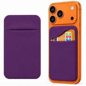 Mizi Ultra-Thin Stick-On Phone Wallet – Purple