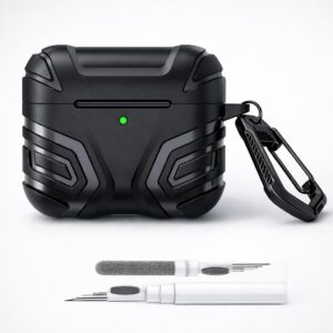 🛡️ Mizi Rugged Case for AirPods 4 – Shockproof Cover with Cleaner Kit & Keychain