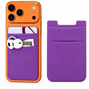 Mizi Stretchy Adhesive Phone Wallet – Purple