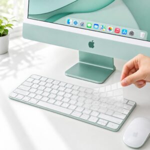 ⌨️ Mizi Keyboard Cover for iMac 24" 2021 Magic Keyboard – Clear TPU Protector