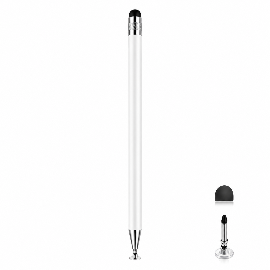 Mizi Dual- Fibre +Tip Stylus Pen – White