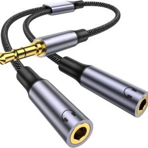 Mizi 3.5mm Dual Headphone Splitter – Grey