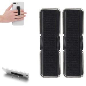 Mizi Phone Strap Finger Grip Holder Slim Kickstand - Black
