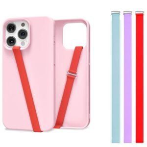 Mizi C-Shaped Silicone Phone Grip – Red/Purple/Teal
