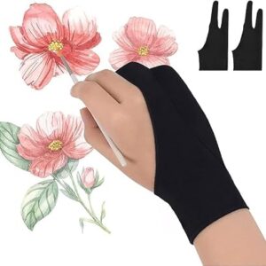 Mizi 2-Pack Palm Rejection Artist Gloves – Black