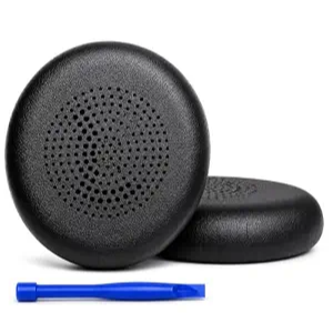 MIZI Replacement Ear Pads for Jabra Evolve2 65 Flex – Black