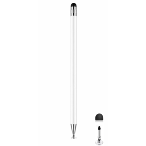 Mizi Dual - Rubber + Tip Stylus Pen – White
