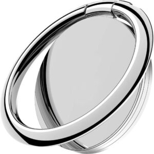 Mizi Metal Phone Ring Holder 360° Rotating Grip &  Kickstand - Silver
